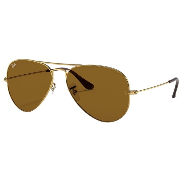 RAY-BAN RB3025 AVIATOR Classic 001/33 Brown Sunglass Carousel 1