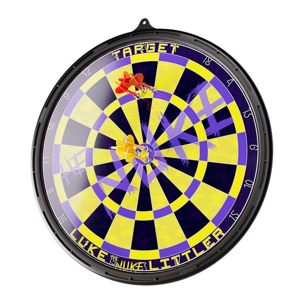 Target Luke 'The Nuke' Littler Magnetic Dart Board Set With Darts Carousel 2