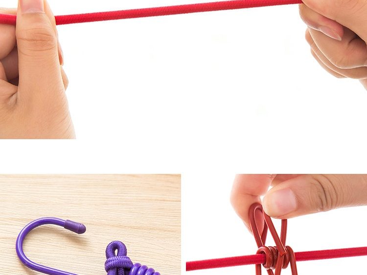 Clothesline Camping Clothesline Flexible Compact Washing Line Carousel 4