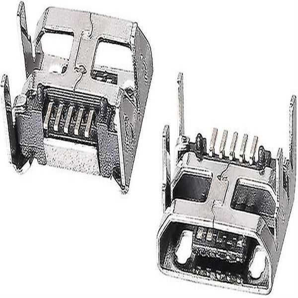 10pcs Micro Usb Female Socket Connector Jack Port, 5-pin Dip 180 Degree, Repair Carousel 1