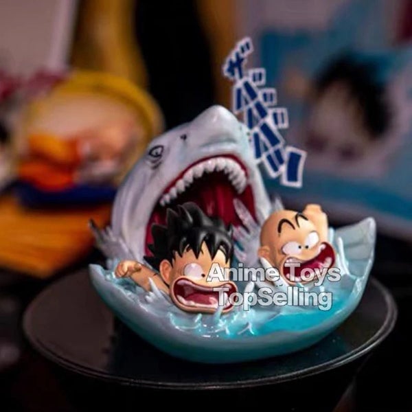 9cm/3.54in Anime Dragon Ball Z Figure Goku and Krillin Figure Collectible Toys Carousel 1