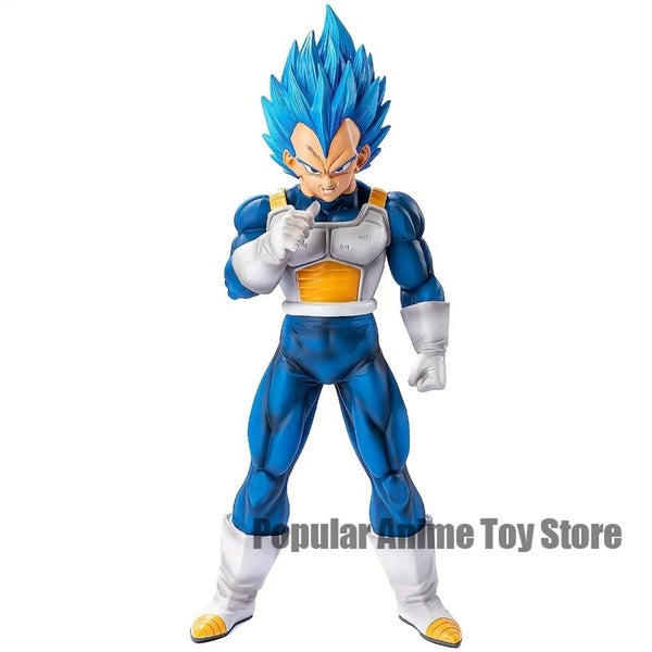 28cm Anime Dragon Ball Z Action Figure Vegeta Blue Collection Model Toys Carousel 1