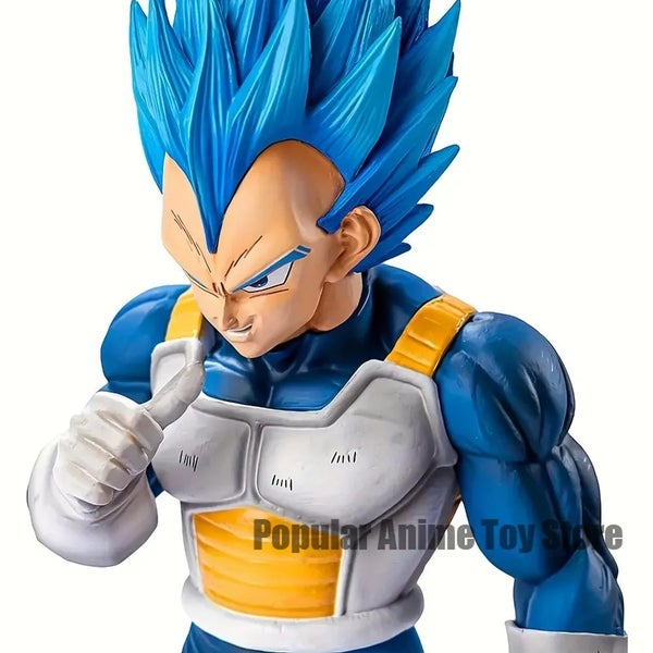 28cm Anime Dragon Ball Z Action Figure Vegeta Blue Collection Model Toys Carousel 4