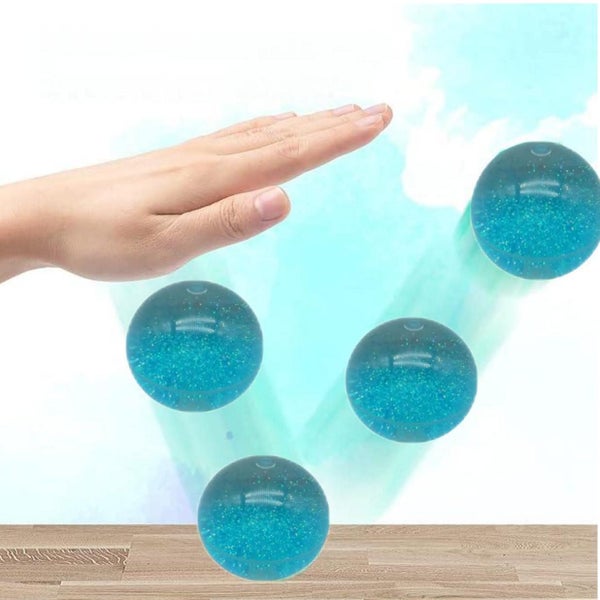 12pc Glitter Bouncing Ball 6.5cm,Novelty Balls,Wedding, holiday, party toys Carousel 2