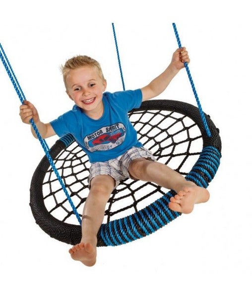 #ULTIMATE PLAYGROUNDS# NEST SWING OVAL With ADJUSTABLE PP ROPES Carousel 1