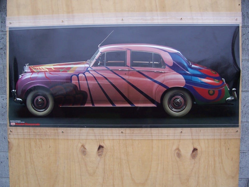 John Lennon Bentley Veedol Motor Oil Poster Carousel 1