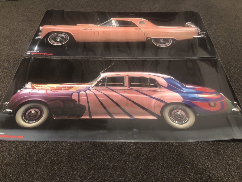 John Lennon Bentley Veedol Motor Oil Poster Carousel 2