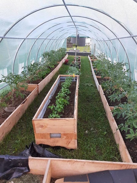 Garden Reinforced Polytunnel Shadehouse 12x3M Carousel 2