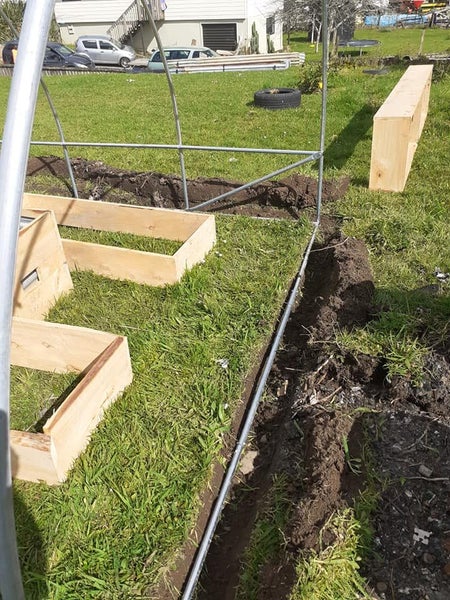 Garden Reinforced Polytunnel Shadehouse 12x3M62974819249281114