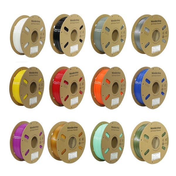 3D Printer PETG Filament 1.75mm 1kg - White Carousel 7