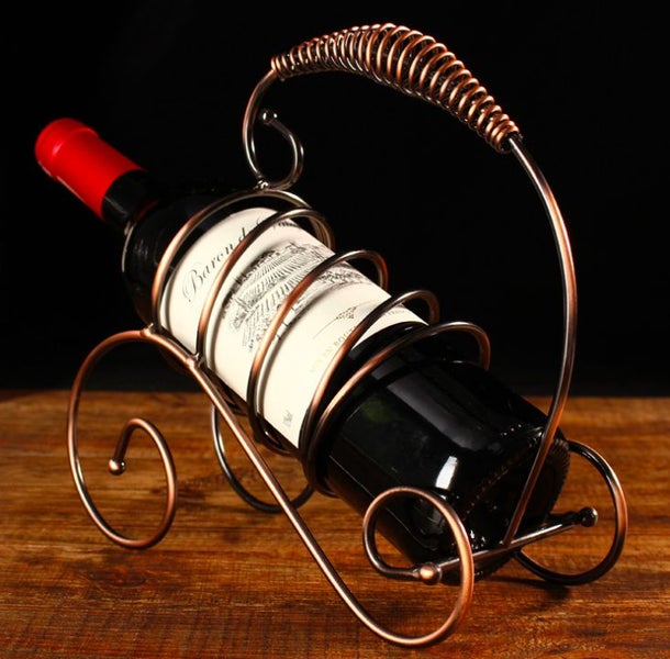 Wine bottle stand rack stand bottle holder – guqin broze Brand New Carousel 1