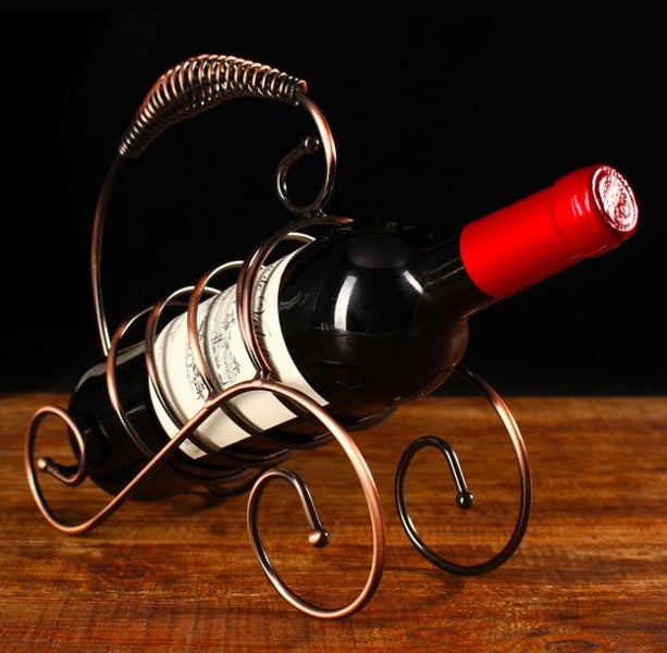 Wine bottle stand rack stand bottle holder – guqin broze Brand New Carousel 2