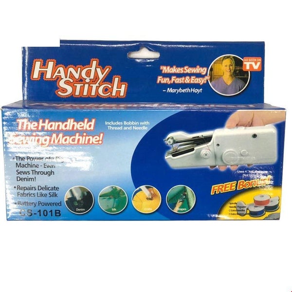 Handheld Sewing Machine Mini Portable Sewing Tool (battery not included) Carousel 1