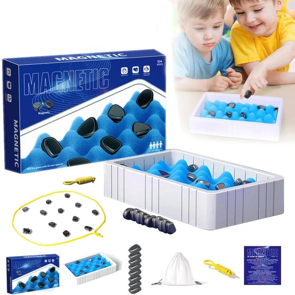 Magnetic Chess Strategy Game - New Multiplayer Magnet Board Game Carousel 1