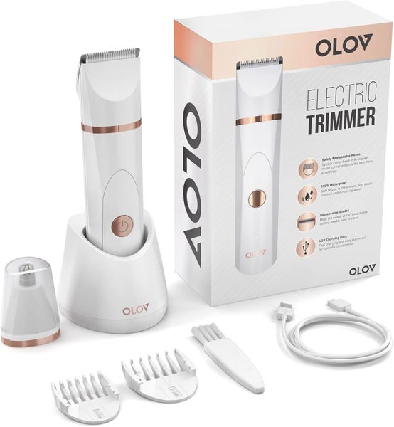 OLOV Cordless Ceramic Body Hair Trimmer - Rose Red Carousel 2
