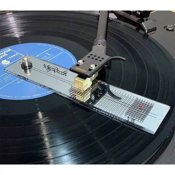 LP Vinyl Cartridge Stylus Azimuth Compensation Angle/Calibration Gauge Carousel 1