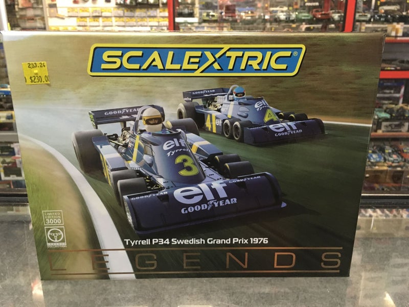 1/32 SCALEXTRIC LEGENDS SET - TYRRELL P34 SWEDISH GRAND PRIX 1976 #C4084A Carousel 1