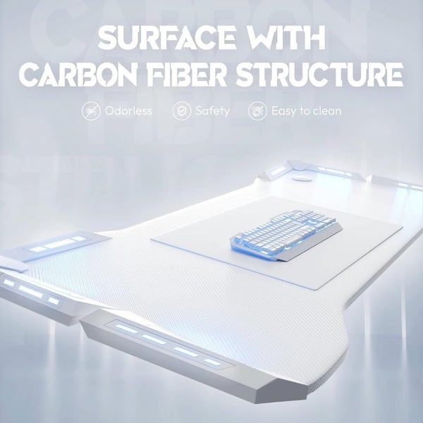 RGB Gaming Desk with Wireless Charger (140cm) Carousel 8