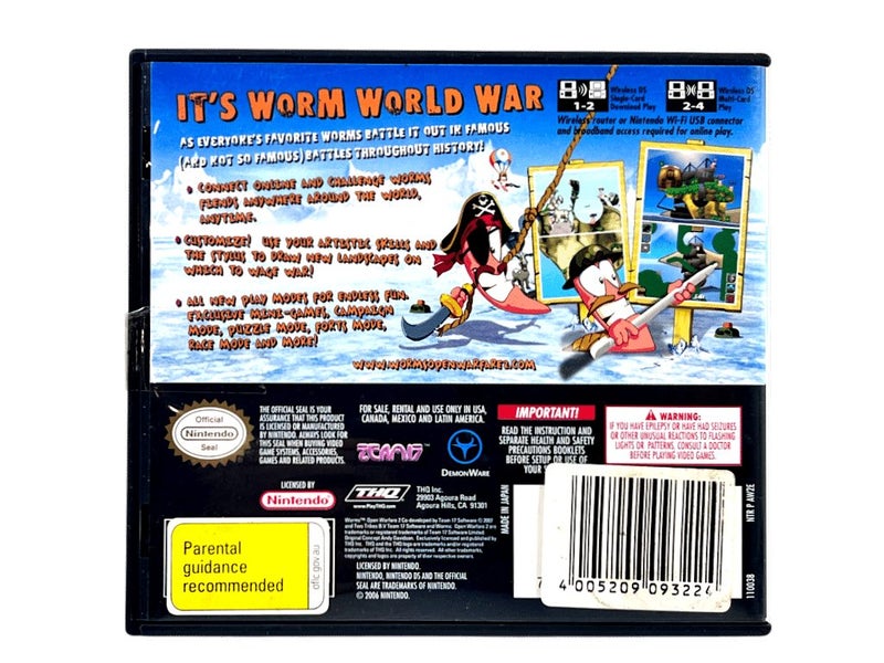 WORMS Open Warfare 2 (Nintendo DS) Carousel 2