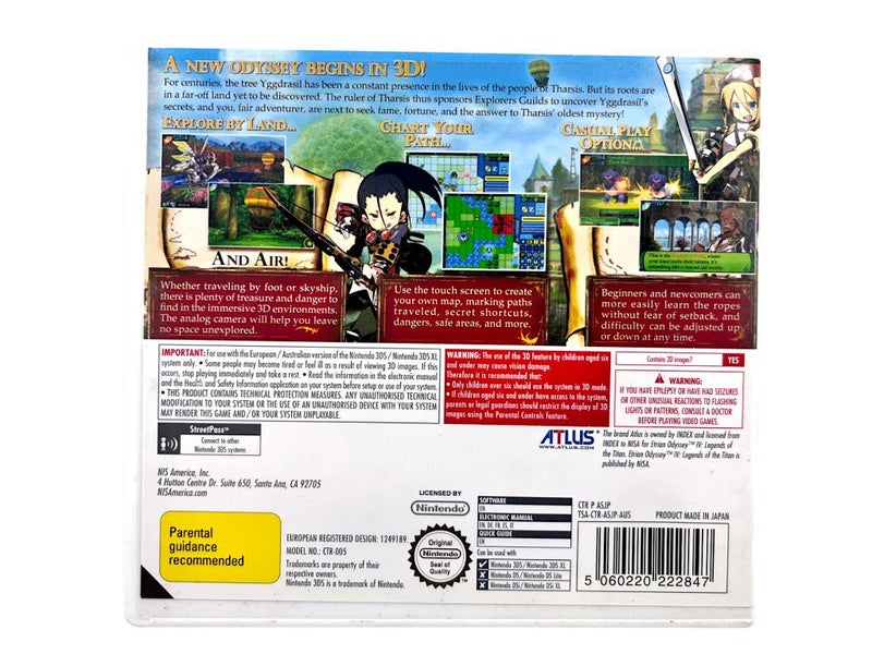 Etrian Odyssey IV: Legends of the Titan (3DS) *MINT COMPLETE* Carousel 4