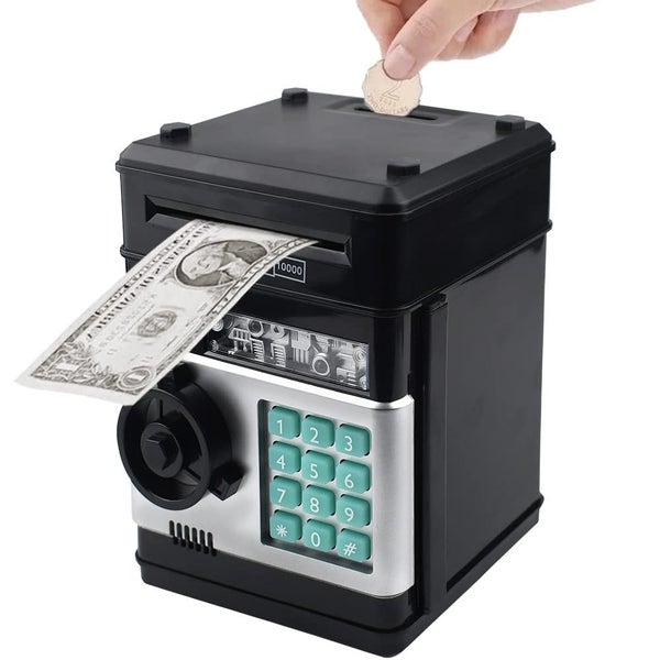 Piggy Bank Cash Coin Can ATM Bank Electronic Coin Money Bank for Kids-Hot Gift Carousel 1