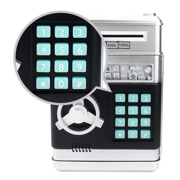 Piggy Bank Cash Coin Can ATM Bank Electronic Coin Money Bank for Kids-Hot Gift Carousel 14