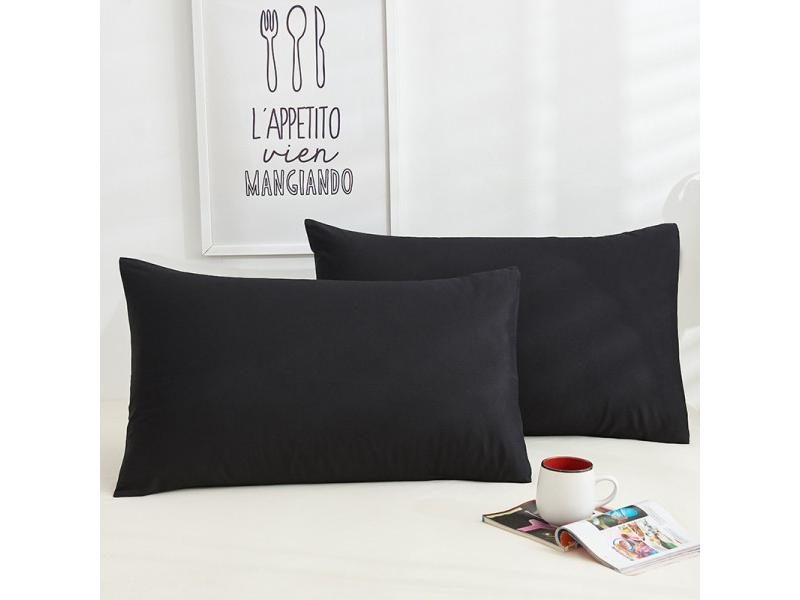 100 Cotton Hotel Pillowcase 48*74cm For Standard Size Bed Bedding Carousel 1