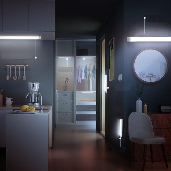 Under Cabinet Lights, LED Closet Light Wireless USB Charging Carousel 2