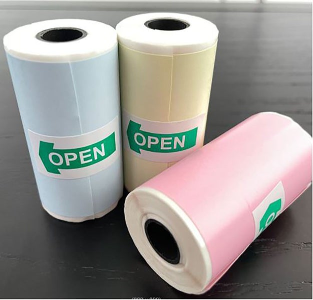 3 rolls Colourful Vinyl Sticker Carousel 1
