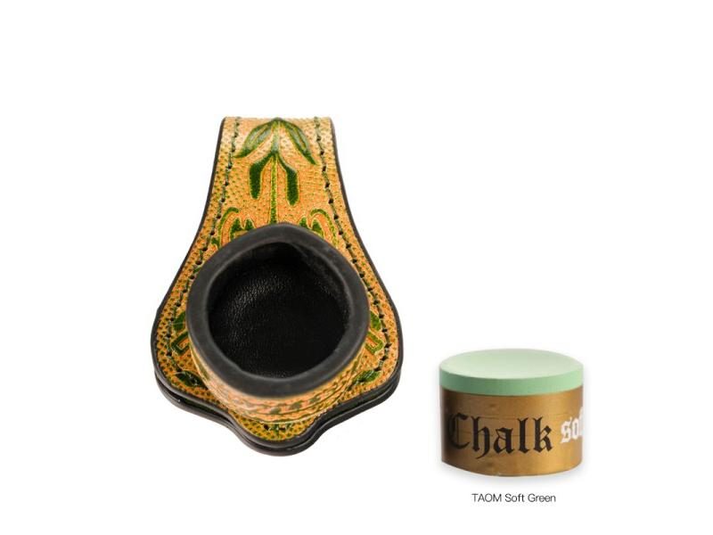 Original TAOM Chalk V10 Billiard Round Chalk Blue Green Pink Colors Billiard Carousel 1