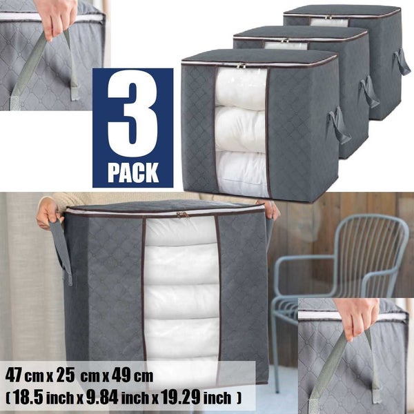 Clothes Storage Box Bag Quilt Blanket Organizer *Local Clearance* Carousel 1