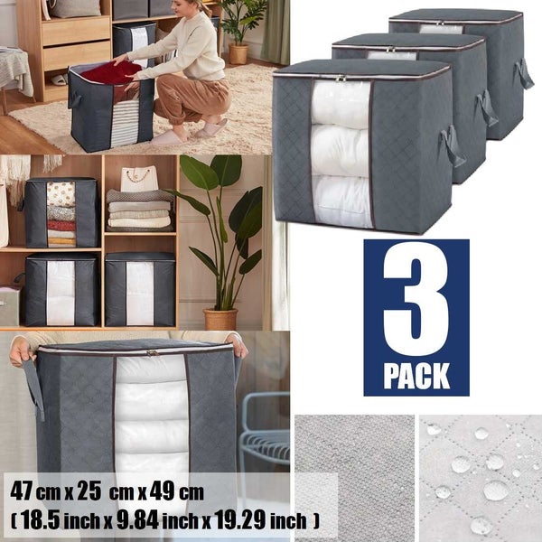 Brand New Storage Bags Box Quilt Blanket Pillow Zipper Containers *Sale NOW* Carousel 1