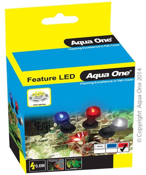 Aqua One Reflector - LED Lamp Submersible 1pc Light Only (red) Carousel 1