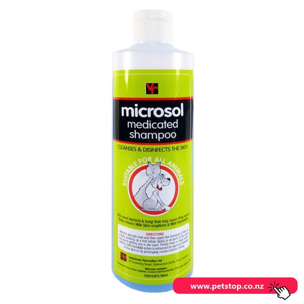 Vet Remedies Microsol Medicated Shampoo 500ml Carousel 1