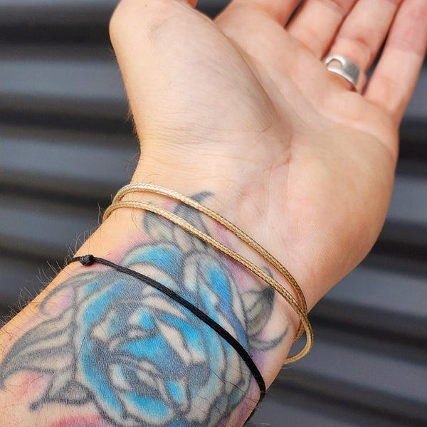 Rustic Recycled Turquoise Sea Glass One Off Bracelet (1A3-709) Carousel 5