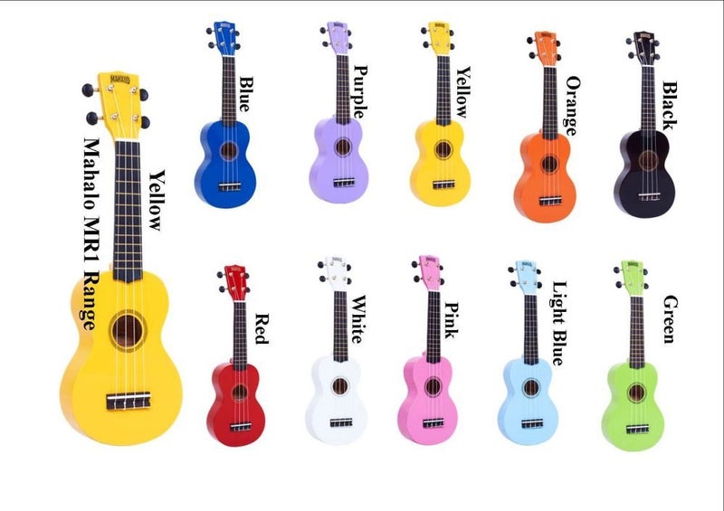 Ukulele, Mahalo Top Quality Rainbow Series Green Carousel 2