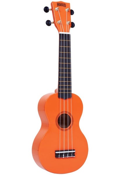 Ukulele, Mahalo Top Quality Rainbow Series Pink Orange Carousel 1