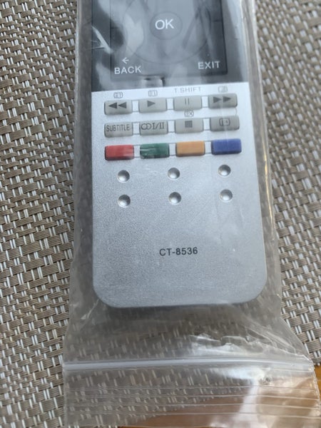 BRAND NEW TOSHIBA REPLACMENT TV REMOTE FOR ANDROID TVS-CT-8536 Carousel 2