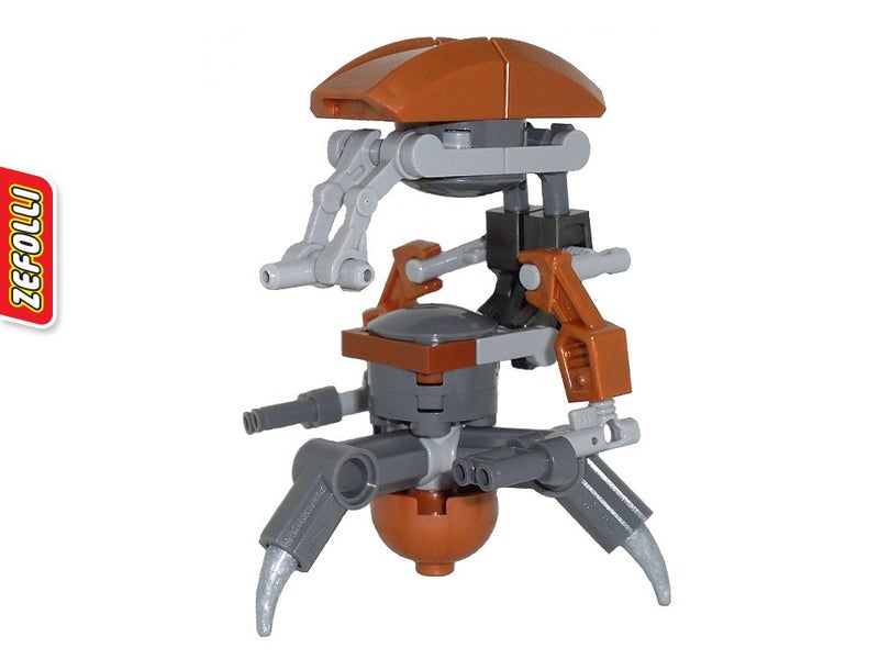 Droideka Destroyer Droid Copper Top Minifigure - Star Wars Lego - U Carousel 1