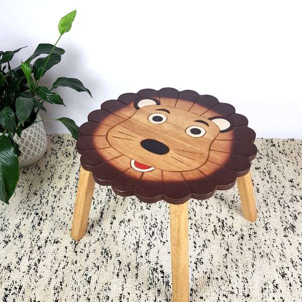 Wooden Kids Table Toddler Study Desk MANGO TREE Children Timber Furniture Carousel 1