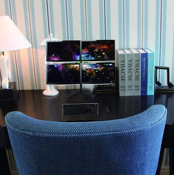 Universal Monitor Stand With Four Arm Screens 13" to 27" Inches Snap Deal Carousel 5