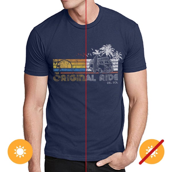 DelSol Men Crew Tee - Original Ride - Indigo by DelSol for Men - 1 Pc T-Shirt... Carousel 1