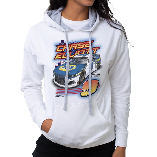 DelSol NASCAR Hooded Sweatshirt - Chase Elliot - 1 White by DelSol for Women ... Carousel 1