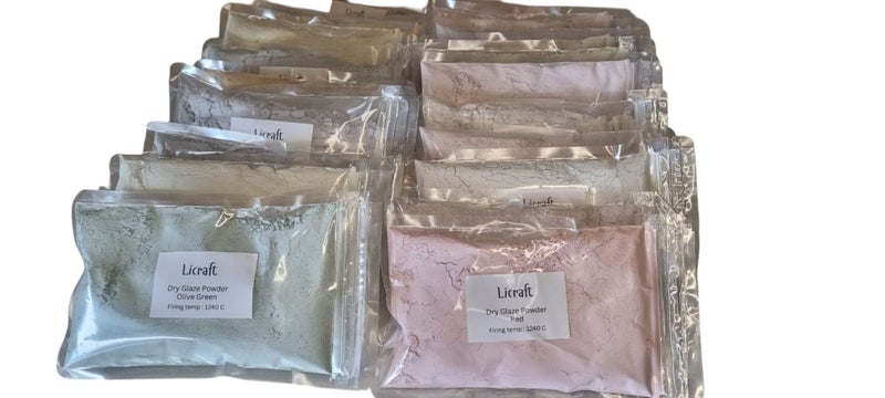 24 Colours Dry Powder Glaze Carousel 3