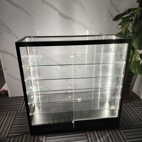 Glass Display Counter Cabinet with LED Lights - Retail Shop Furniture"62931725258882111