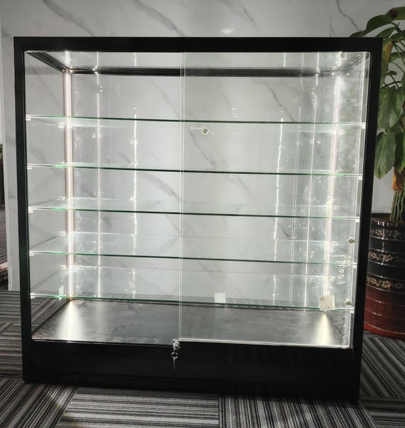 Glass Display Counter Cabinet with LED Lights - Retail Shop Furniture"62931725258882112