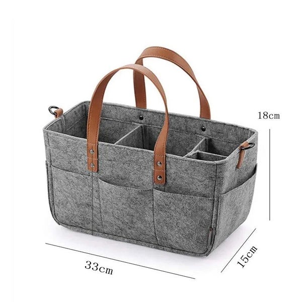 Baby Diaper Ball Bag Organizer - Portable Storage Box Carousel 3