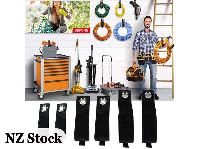 PTN NEW 6 Pack Extension Cord Holder Organizer Storage Straps Sale Sale Sale Carousel 1