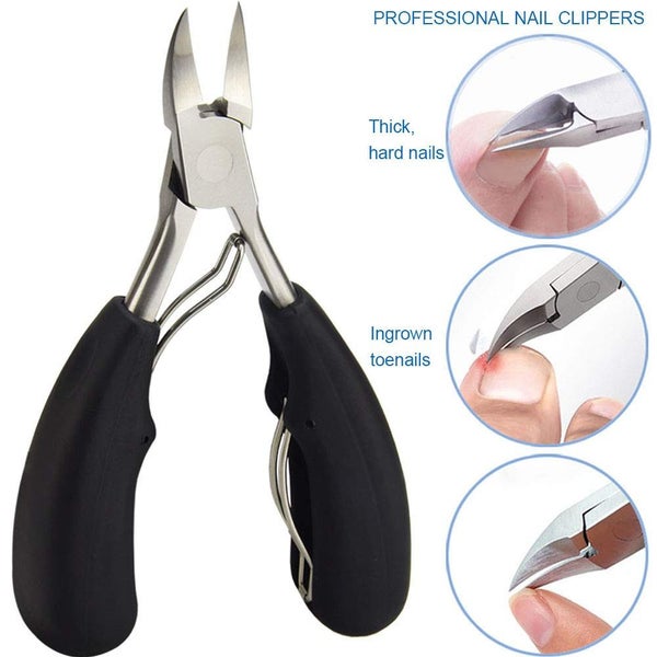 Stainless Steel Toenail Clippers Thick Nail Trimmer Free Shipping | Local Stock Carousel 2