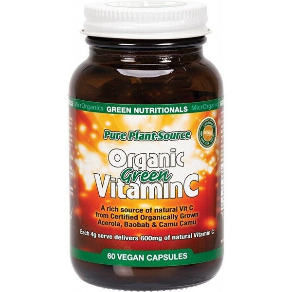 MicrOrganics Green Nutritionals Pure Plant-Source Organic Green Vitamin C 60vc Carousel 1
